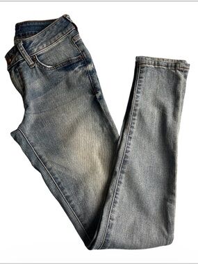 Jacob Davis Women's Light Wash Skinny Stretch Denim Jeans Mid Rise 26-Pocket